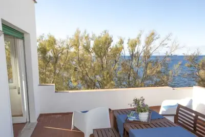 Image de Villa on the sea, in an enchanted place in Pomonte where you can see the most beautiful sunsets of t