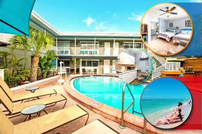Image de 🌞 Bbr #2, Steps to the Beach, Heated Pool w/Full Kitchen & 3 Beds!
