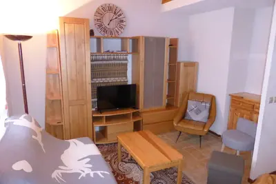 Image de Appartement 3 pièces + mezzanine pour 8 aux Contamines, proche remontées mécaniques et commerces