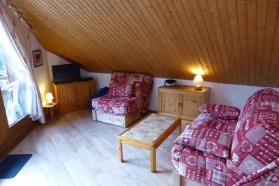 Image de Appartement Mansardé 2 Pièces pour 5 Pers, proche des Remontées Mécaniques aux Contamines-Montjoie