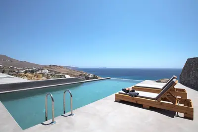 Image de Astounding Mykonos Villa | Villa Ligeia | 3 Bedrooms | Panoramic Views of Kalafatis Beach | Kalafatis