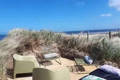 Image de Sangatte \"Les pieds Dans l'eau\" maison front de mer CĂ´te d'Opale Cap Blanc Nez