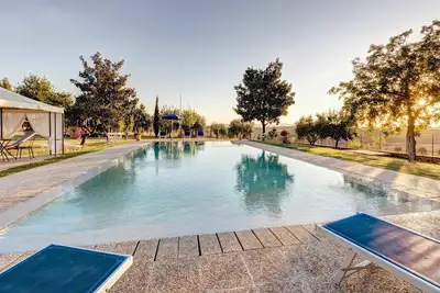Image de Maison de vacances privée avec Wifi, climatisation, piscine privée, Tv, près de Cortone