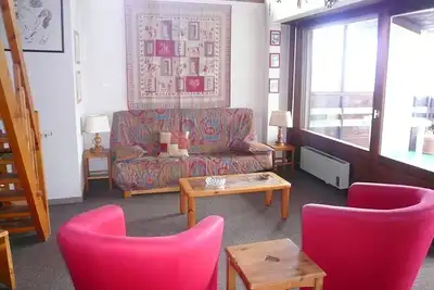 Image de Duplex 2 pièces pour 7 pers avec parking et terrasse, vue Mont-Blanc - Combloux
