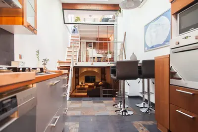 Walk to the Sea from a Renovated Loft in Old Town Antibes