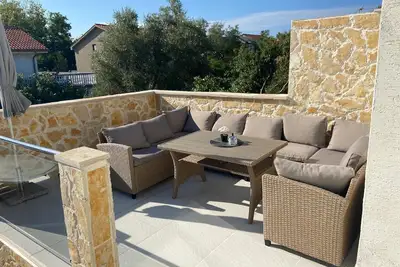 Image de Appartement de vacances pour 4 personnes  + 2 enfants env. 60 qmà Nin, Dalmatie (Nord de la Dalmatie)