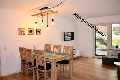 Image de Modern apartment with private sauna, close to bathing lakes, ski lift and thermal baths
