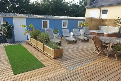 Image de proximité plage de crozon avec spa, tout confort pour 4 personnes