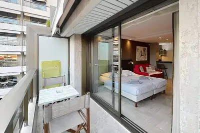Image de Cannes : studio gray d'albion, terrasse au calme, centre ville proche plage