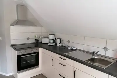 Image de Core-serviced apartment directly on the small dike for up to 3 people