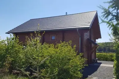 Image de The energy-efficient log cabin Ecolodge with solar-powered systems breathes a genuine and unique vacation atmosphere, between Winterberg and Willingen!