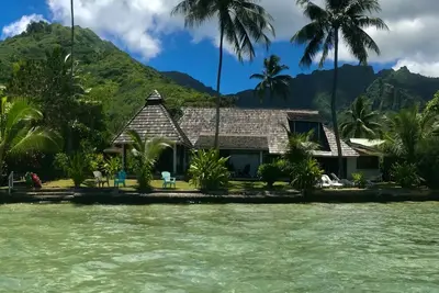 Image de Pension Poerani Moorea, Suite Deluxe tout confort en bord de lagon