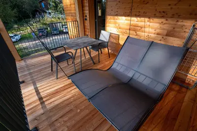 Image de Appartement \"Kesselberg\" près de la station de ski avec vue sur la forêt et jardin partagé