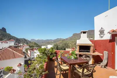Image de Maison de vacances \"Casa Rural Serafín\" avec vue sur les montagnes, connexion Wi-Fi et terrasse