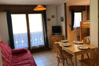 Image de Studio chaleureux avec balcon, 4 pers, aux Hameaux du Lay, proche remontées mécaniques et centre village