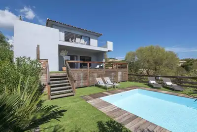 Image de NOUVEAUTÉ : Residence Haut De Cavu : Villa Granajolo Avec Piscine CHAUFFÉE ****