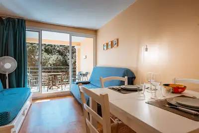 Image de Le studio de Giens (climatisation, accès privé plage badine, piscine chauffé)