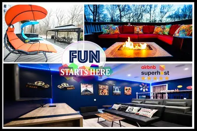 Image de ⭐️New⭐️ Ski⛷/Camelback❄️🏂/Sauna/Theatre 86\"Tv/GameRoom/⛱ Waterpark/Kalahari