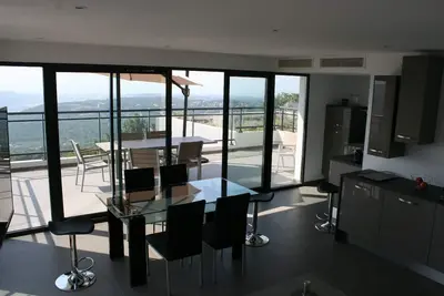 Image de Villa Appartements, Jardin et Piscine privée, vue mer panoramique