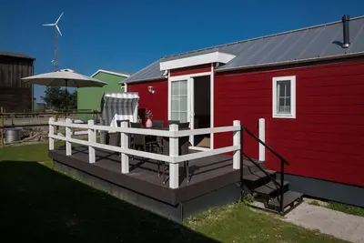 Image de Résidence-de Luxe-Salle de bain privée séparée-Patio-Schwedenhaus / MobileHome