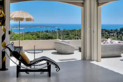 Image de Villa piscine vue mer proche plage 4 chambres 8 voyageurs
