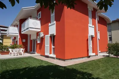 Image de Vacances reposantes Ă la plage - appartement avec jardin