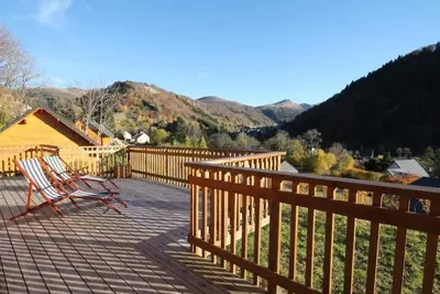 Image de Chalet confortable 3 étoiles avec terrasse au Mont-Dore - 6 pers. , 2 chambres, Wifi