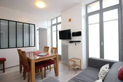 Image de Charmant T3 en centre-ville - 2 chambres - 42m² - Balconnets - Résidence avec ascenseur - 4 pers.