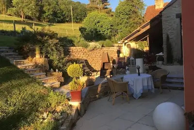 Image de Au cœur de la Bourgogne, au calme, jolie fermette rénovée pour 8 pers