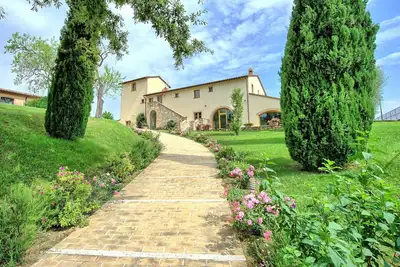 Villa Le Buche - Splendide villa avec piscine privée dans une grande propriété à Sarteano, e. . .