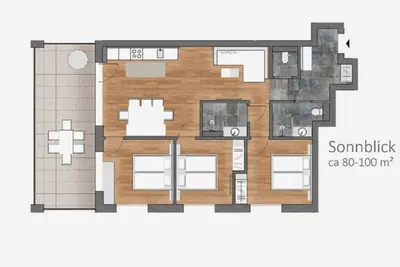 Beautiful Apartment With 2 Bathrooms, on ski Slope