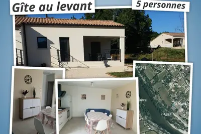 Image de Gite au levant tout confort 3*** 300m de la plage de saint Martin d'Ardèche