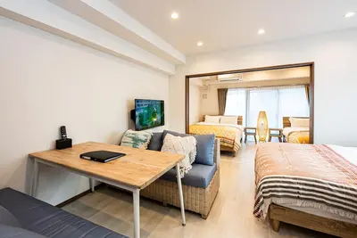 Image de Superior Apartment with 3 Double Beds for 6 People / Fukuoka Fukuoka