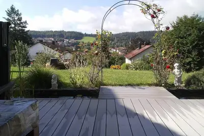 Image de Appartement de vacances \"Anita Benz\" avec vue sur la montagne, terrasse et jardin