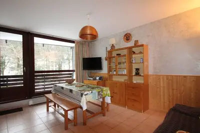 Image de Charmant T2 avec Balcon et Wi-Fi au Mont-Dore, Proche Centre et Thermes
