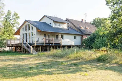 Maison de vacances א Winsen avec jardin