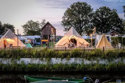 Image de Blije haventent met privé sanitair | 2-4 pers.