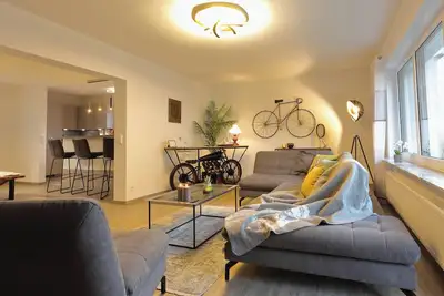 Image de Appartement moderne \"Zweiradparadies\" avec Wi-Fi, terrasse et jardin