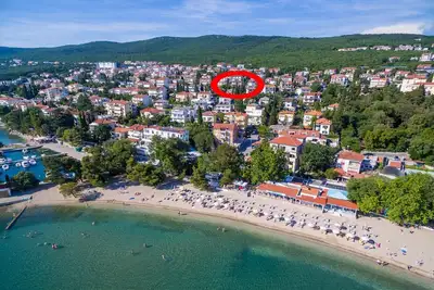 Image de Appartement de vacances Crikvenica pour 2 - 4 personnes avec 1 chambre Ă coucher - Appartement de va
