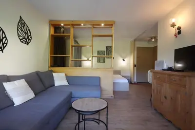 Image de Studio cosy pour 4 à 100m des télécabines, balcon, Wifi, garage - Les Houches