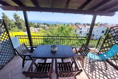 Image de Charming apartment equipped with a big seaview terrace Bbq Wifii Parking Garden