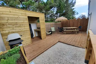 Image de Maison au bord de mer, plage Ă 150 m