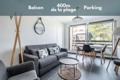 Image de Appt lumineux - Avec balcon à 400m de la plage