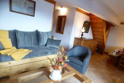Image de Appartement skis aux pieds, 4 pièces avec mezzanine, balcon, pour 10 pers - Les Saisies