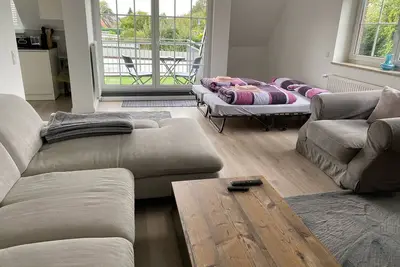 Image de Modern and light-flooded apartment with large balcony