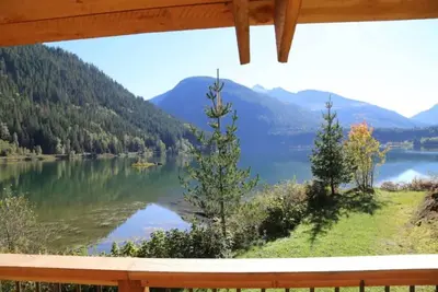 Image de Sledders Cove \ntimber frame house, hot tub, waterfront, beachfront, firepit