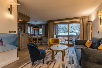 Image de Superbe appartement à Méribel avec garage privatif et balcon