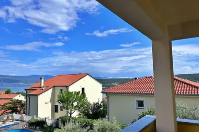 Image de Appartement de vacances Dobrinj pour 1 - 4 personnes avec 1 chambre à coucher - Logement de vacances