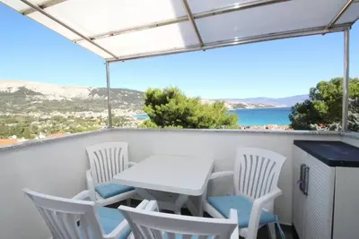 Image de Appartement de vacances Baška pour 1 - 4 personnes avec 1 chambre à coucher - Appartement de vacance