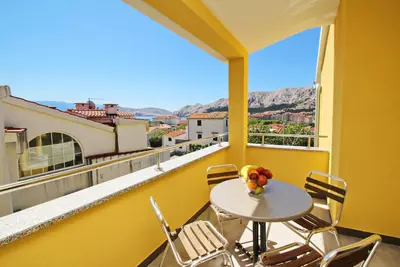 Image de Appartement de vacances Baška pour 1 - 5 personnes avec 2 chambres à coucher - Appartement de vacanc